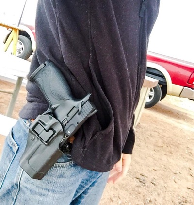 carry open nevada holster retention